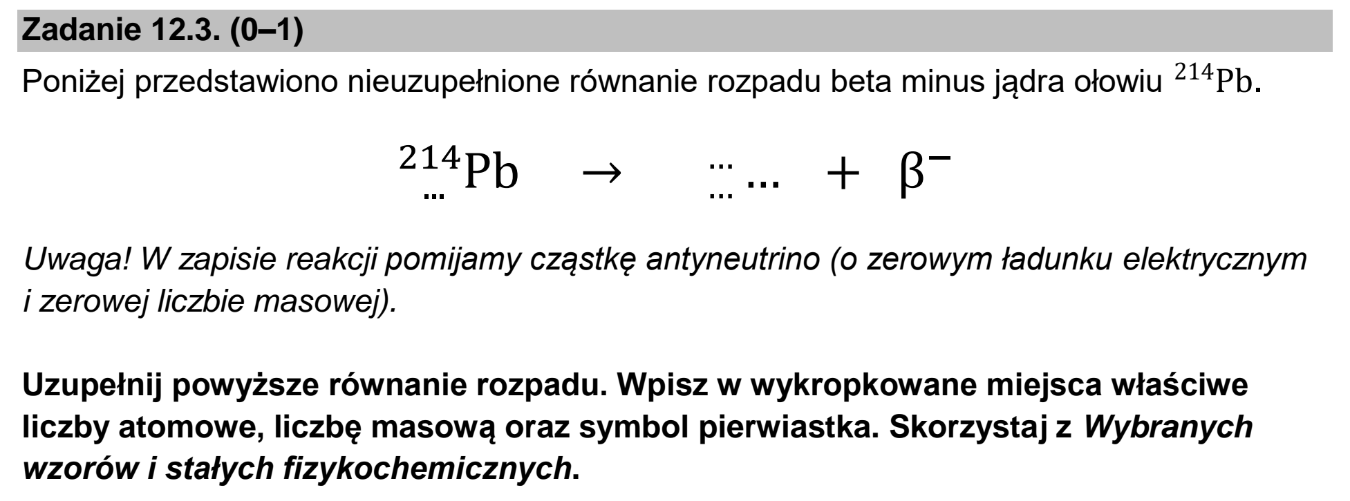 Matura, maj 2022, zadanie 12.3