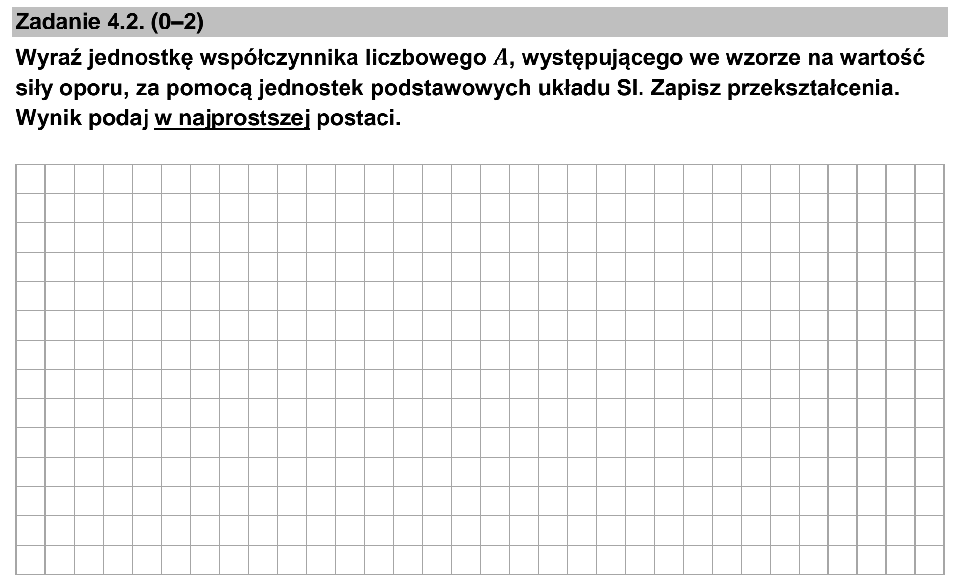 Matura, maj 2022, zadanie 4.2