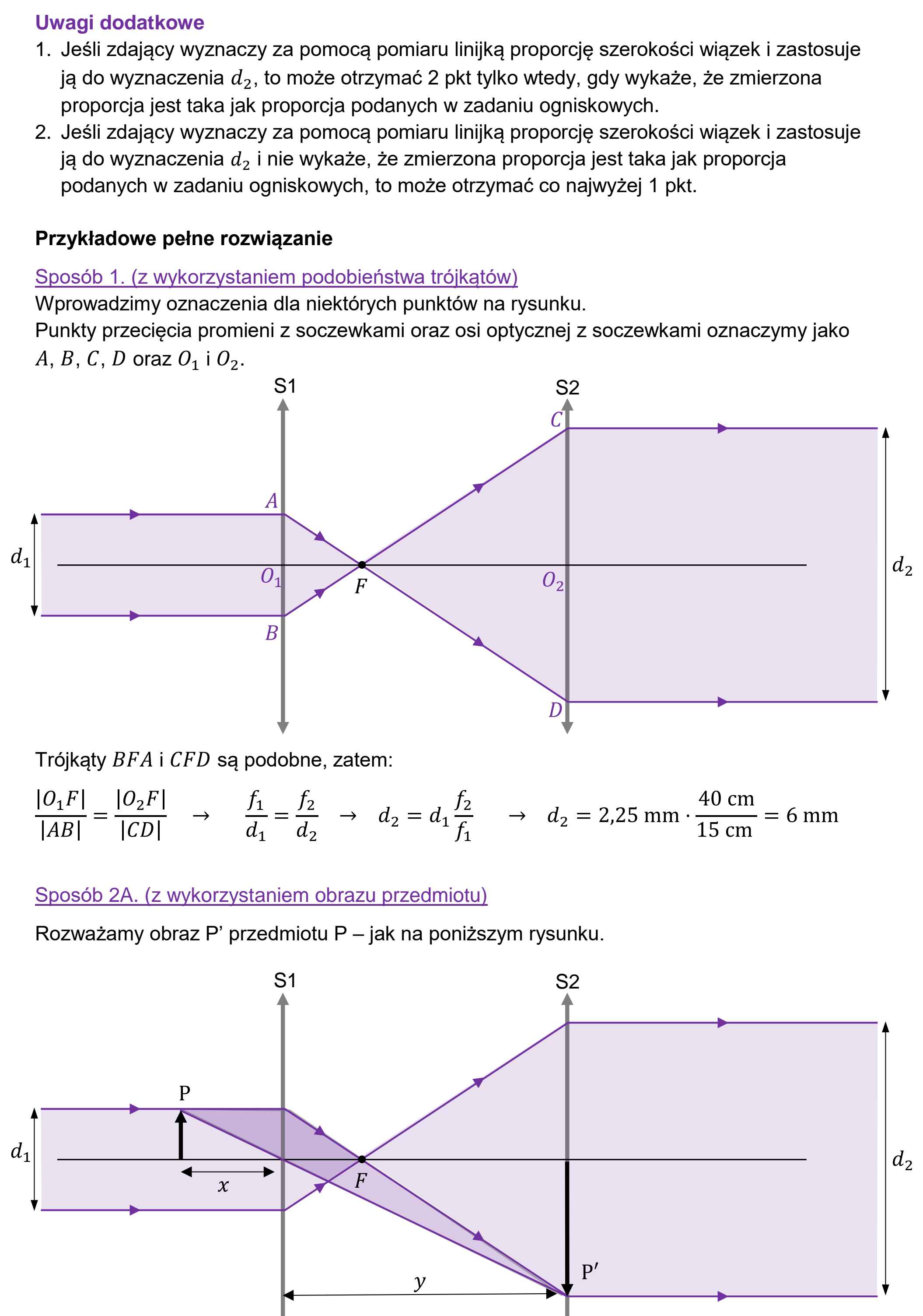 Matura, maj 2024, odpowiedź do zadania 10.1, fragment 2