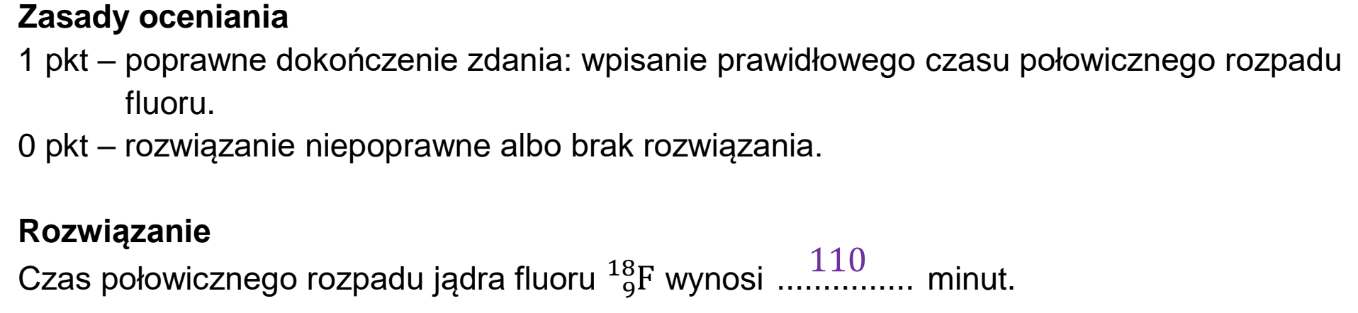 Matura, maj 2024, odpowiedź do zadania 12.1