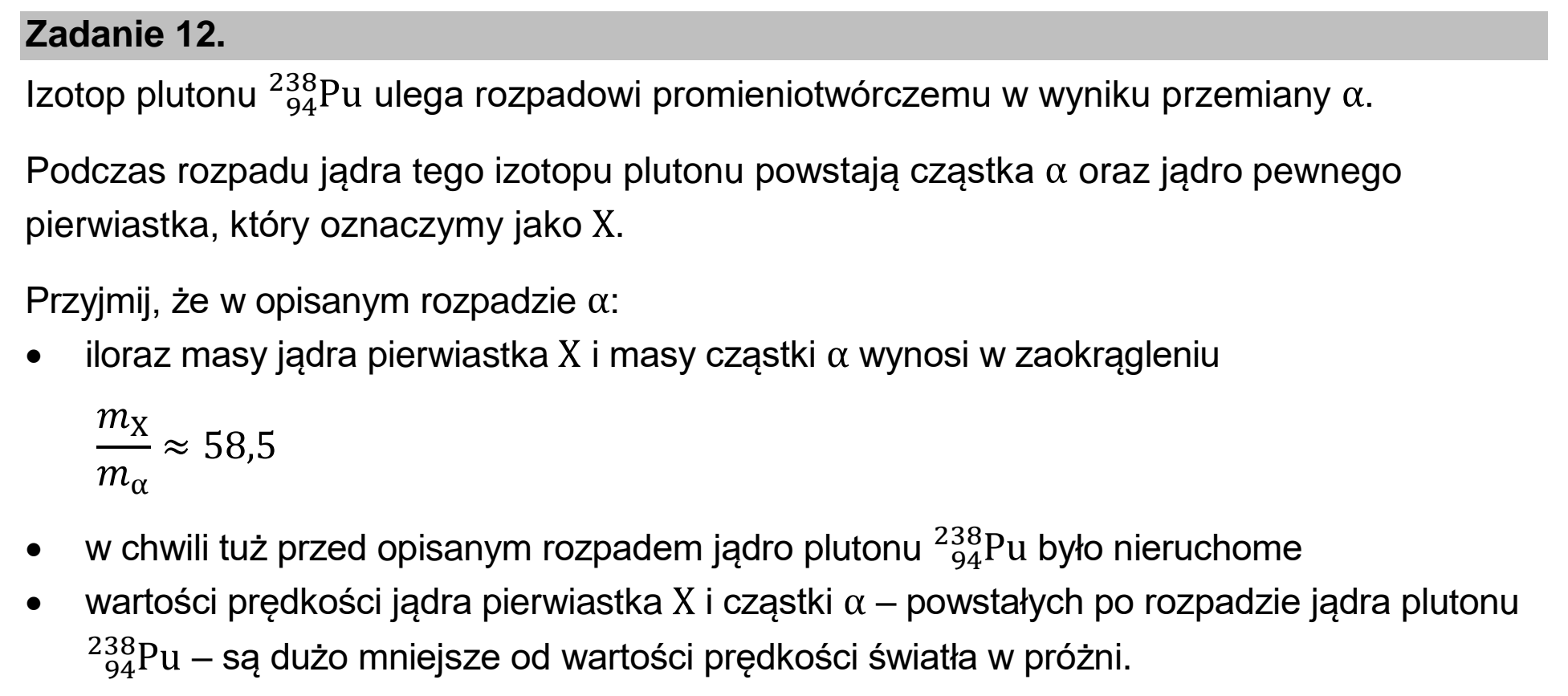 Matura, maj 2025, wstęp zadania 12
