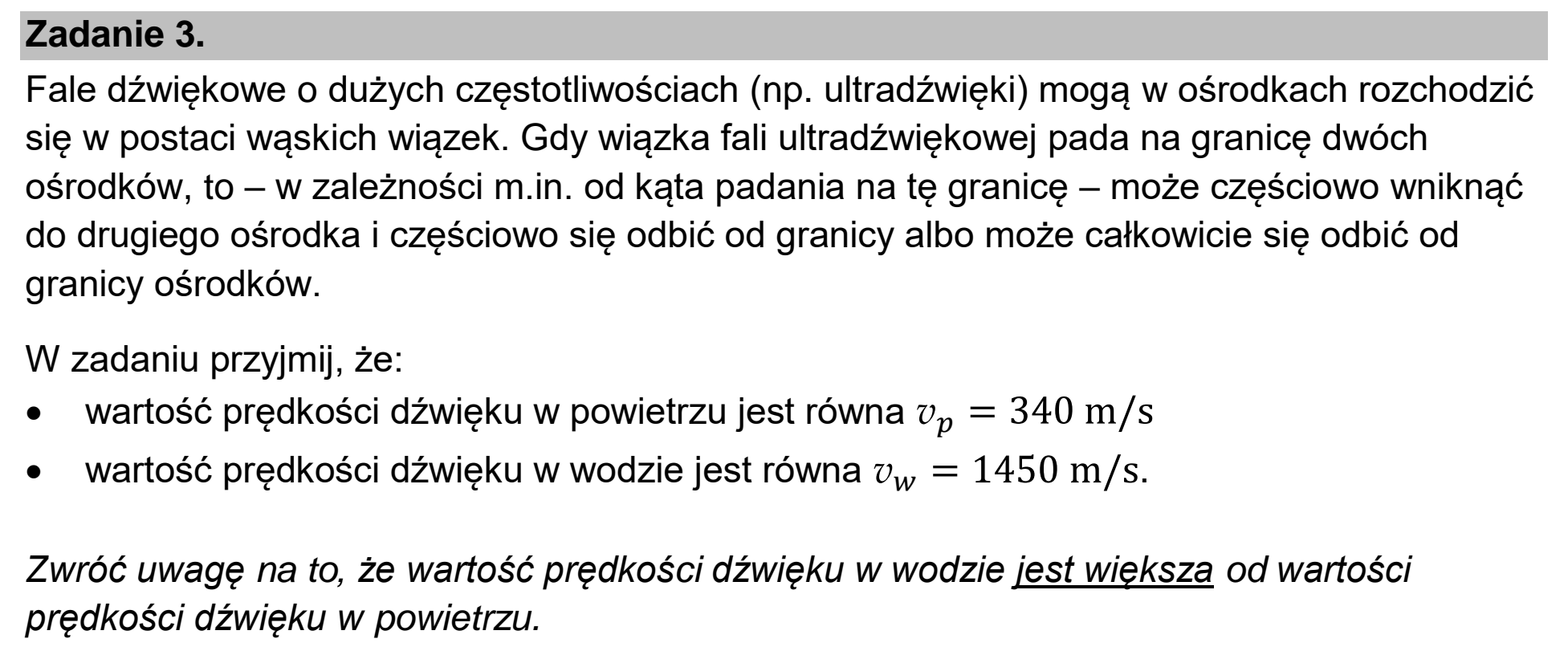Matura, maj 2025, wstęp zadania 3