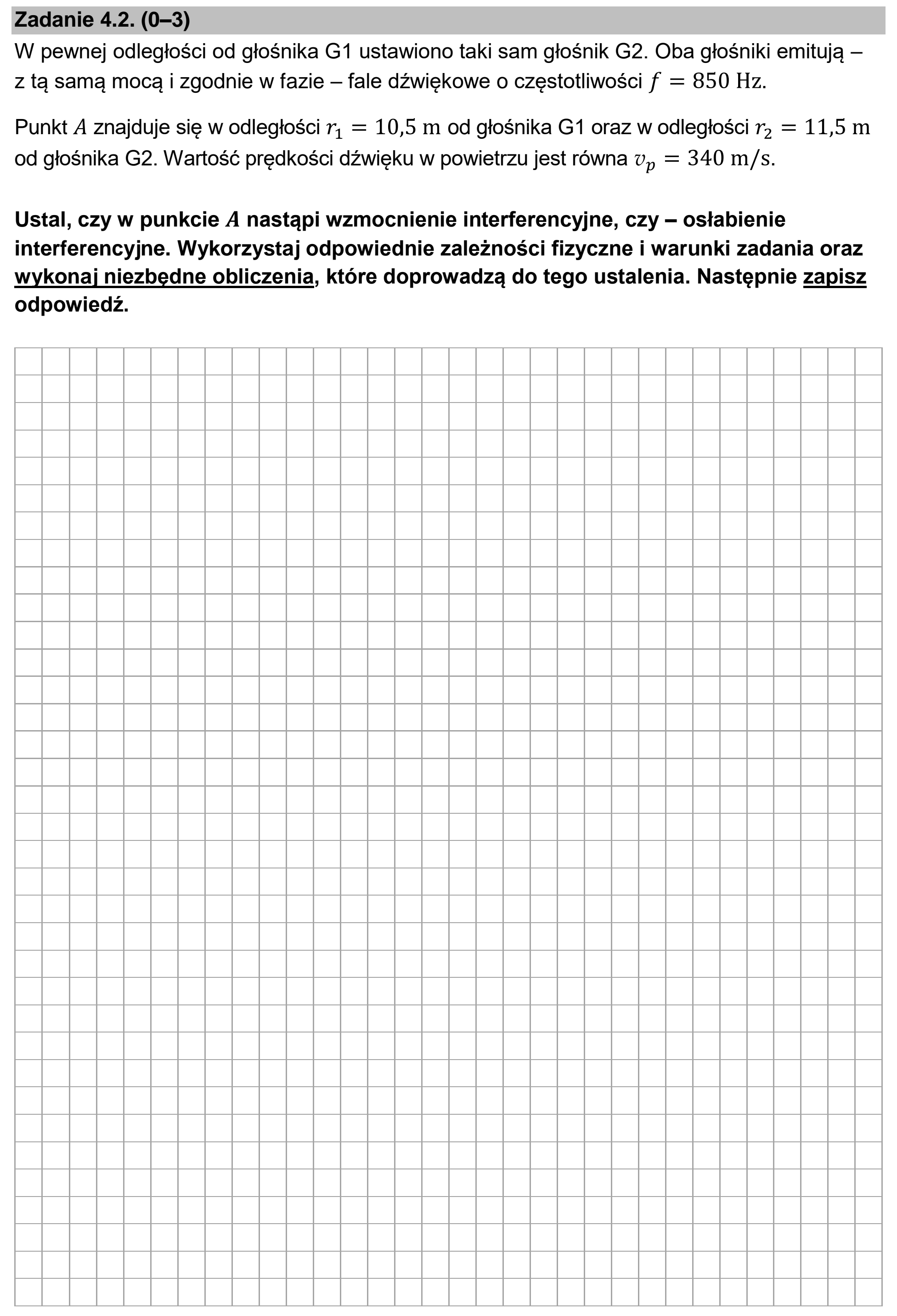 Matura, maj 2025, zadanie 4.2