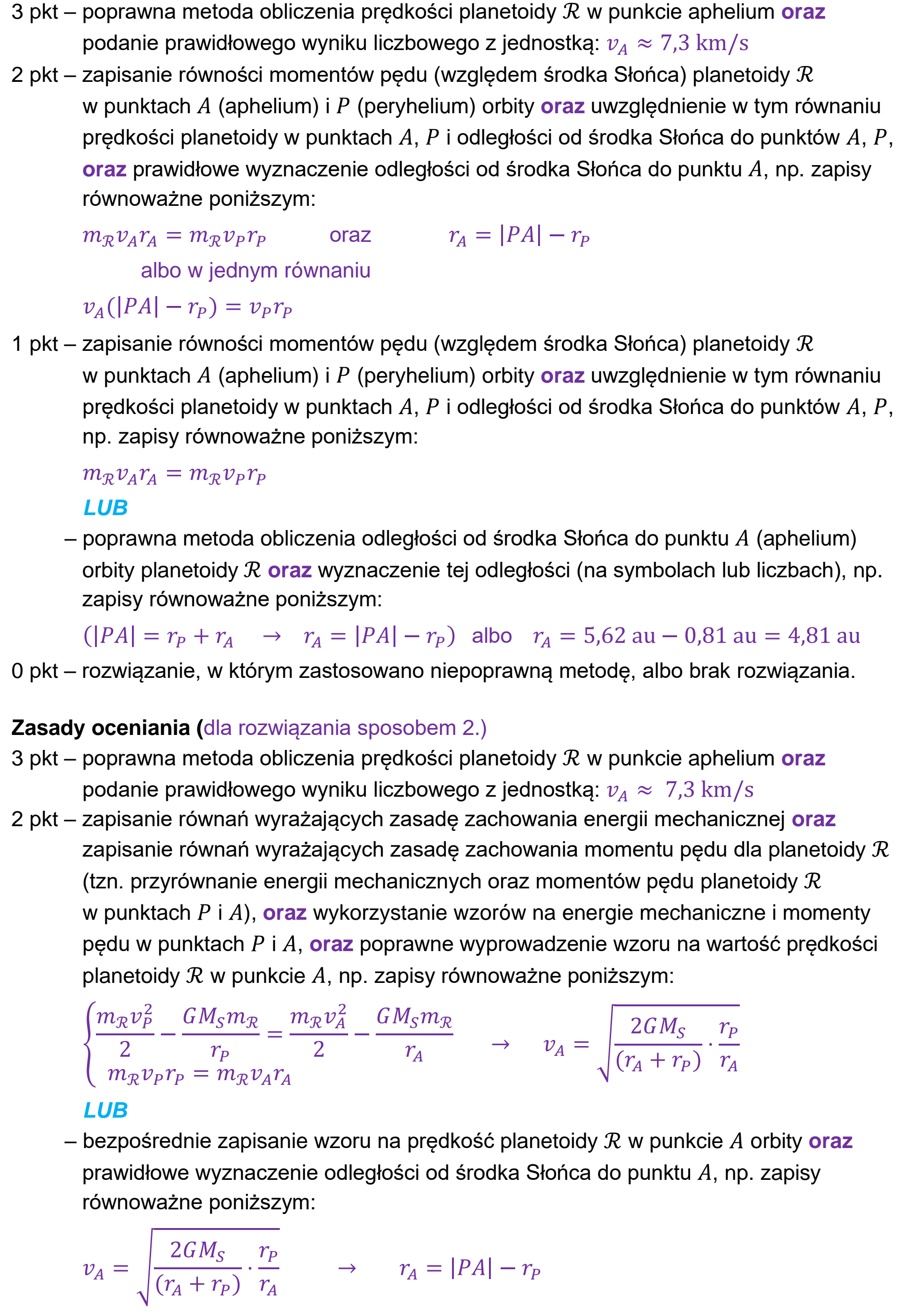 Matura, maj 2026, odpowiedź do zadania 5.4
