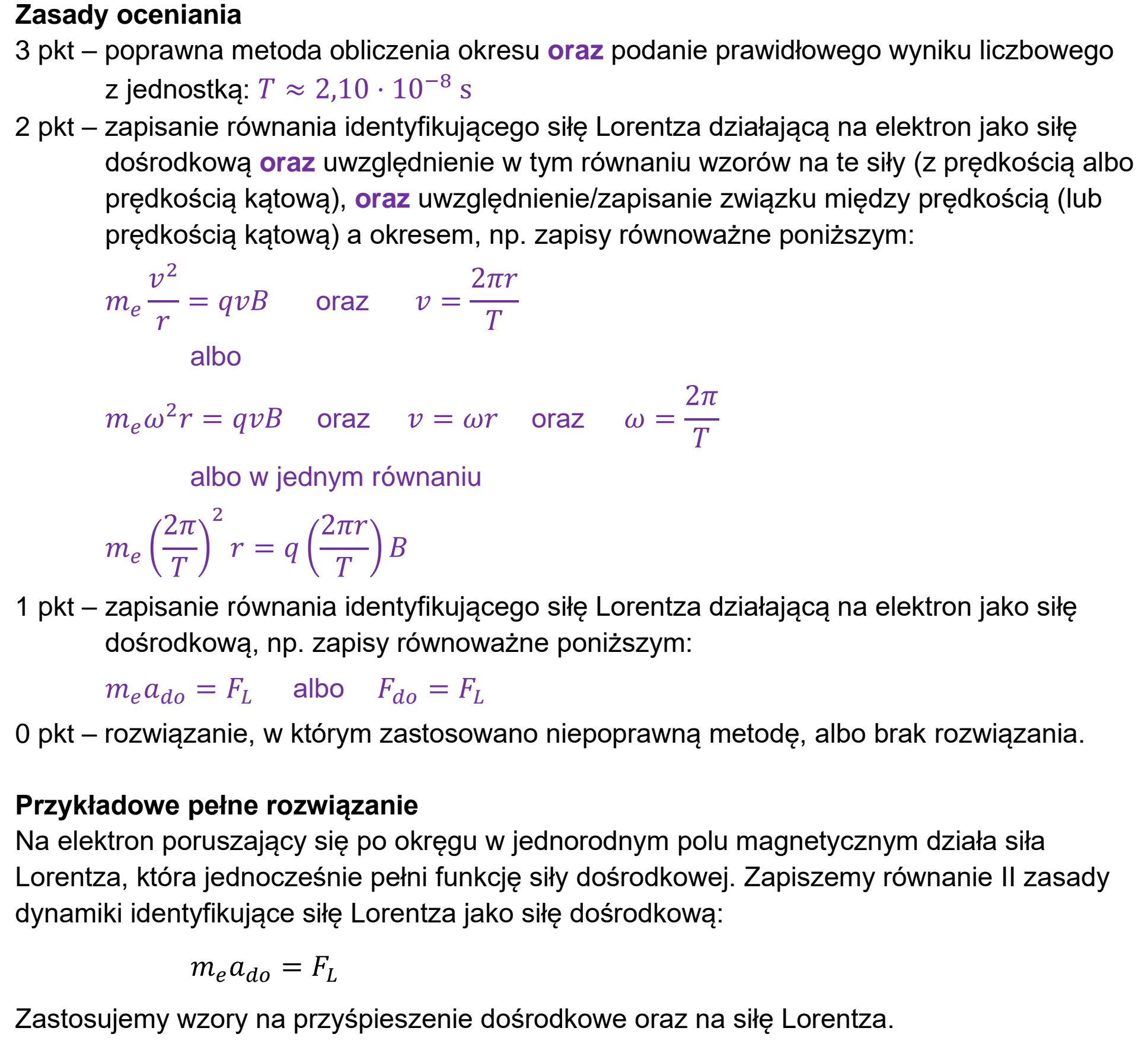 Matura, maj 2026, odpowiedź do zadania 9, fragment 1
