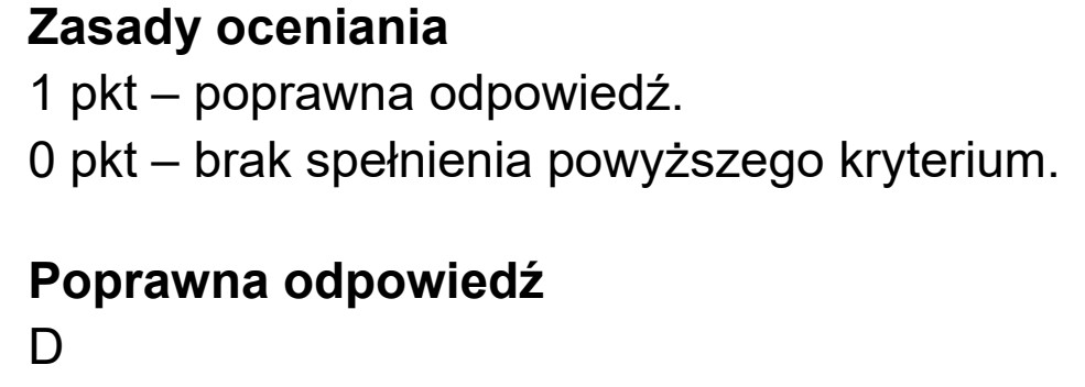 Matura próbna, marzec 2021, odpowiedź do zadania 8