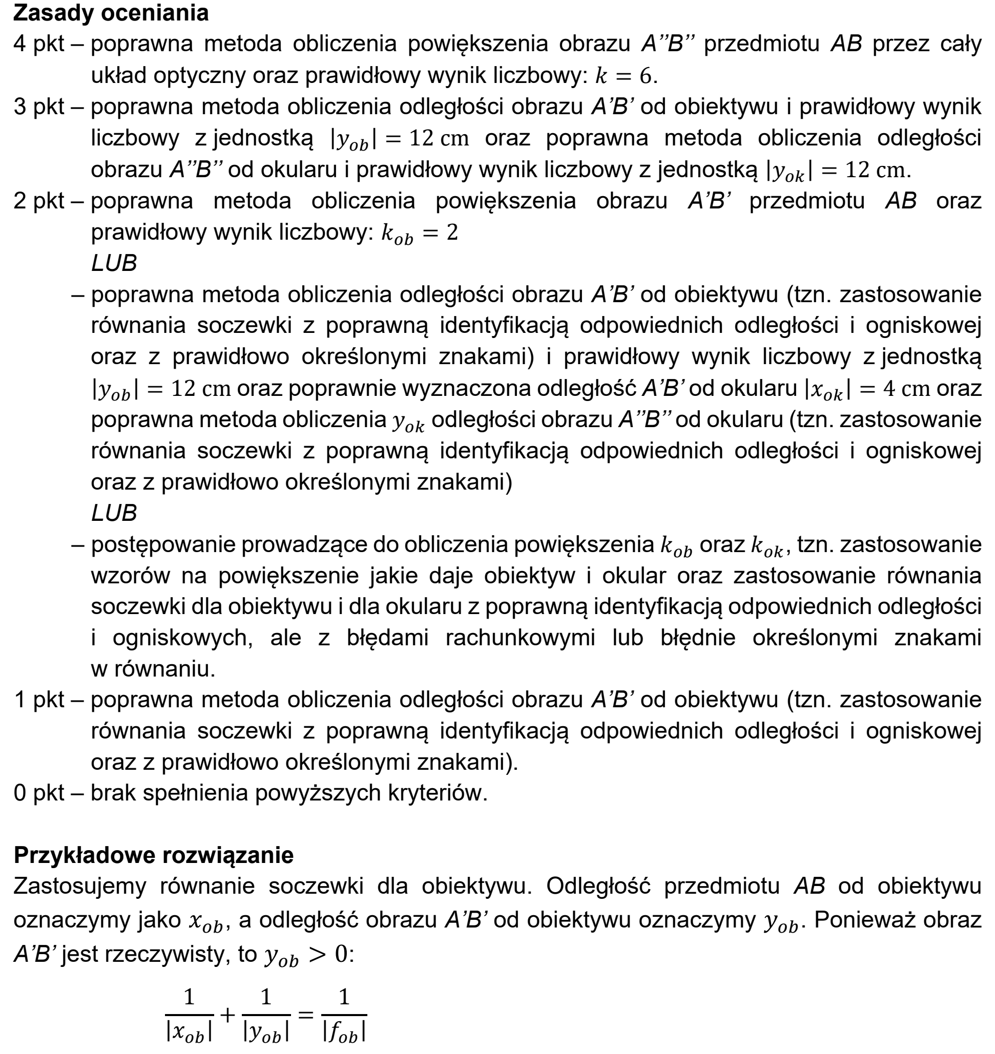 Matura próbna, marzec 2021, odpowiedź do zadania 9.2