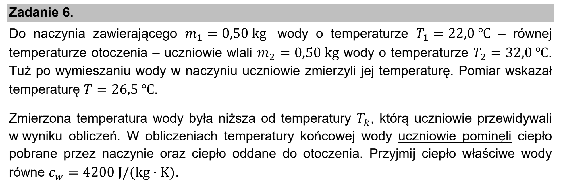 Matura próbna, marzec 2021, wstęp zadania 6