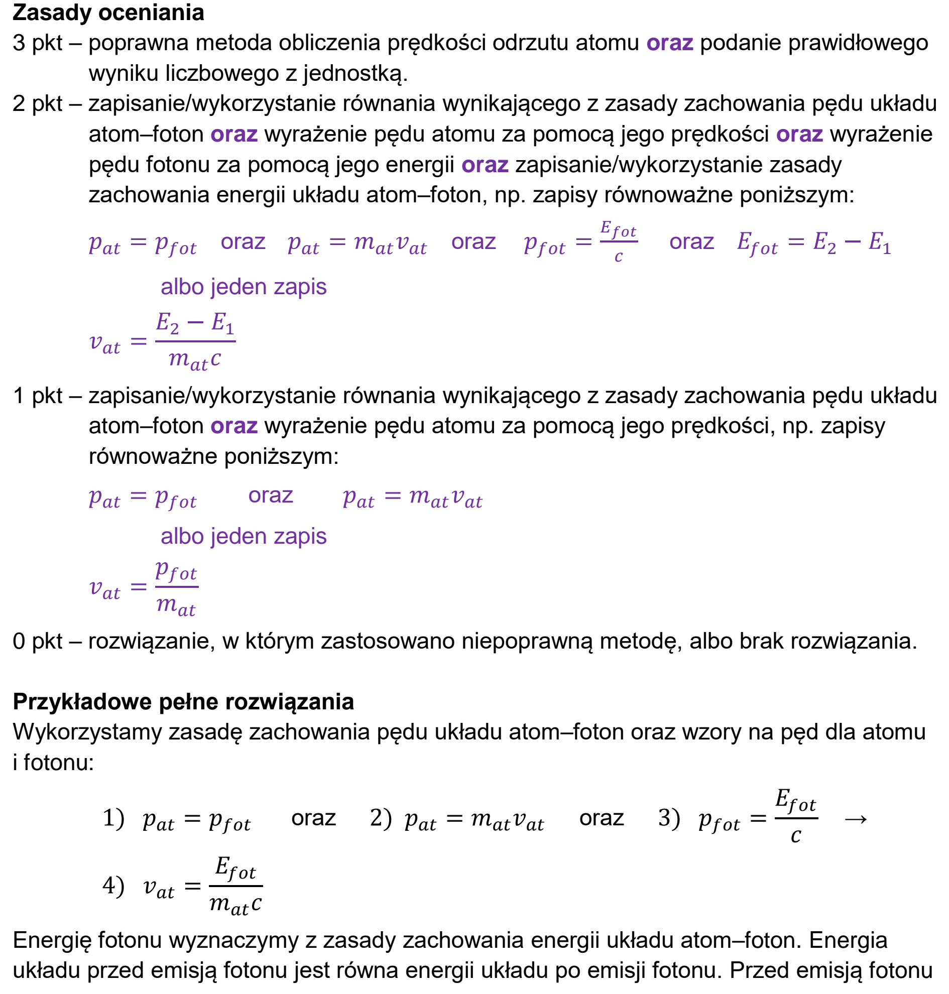 Matura dodatkowa, czerwiec 2023, odpowiedź do zadania 9.2