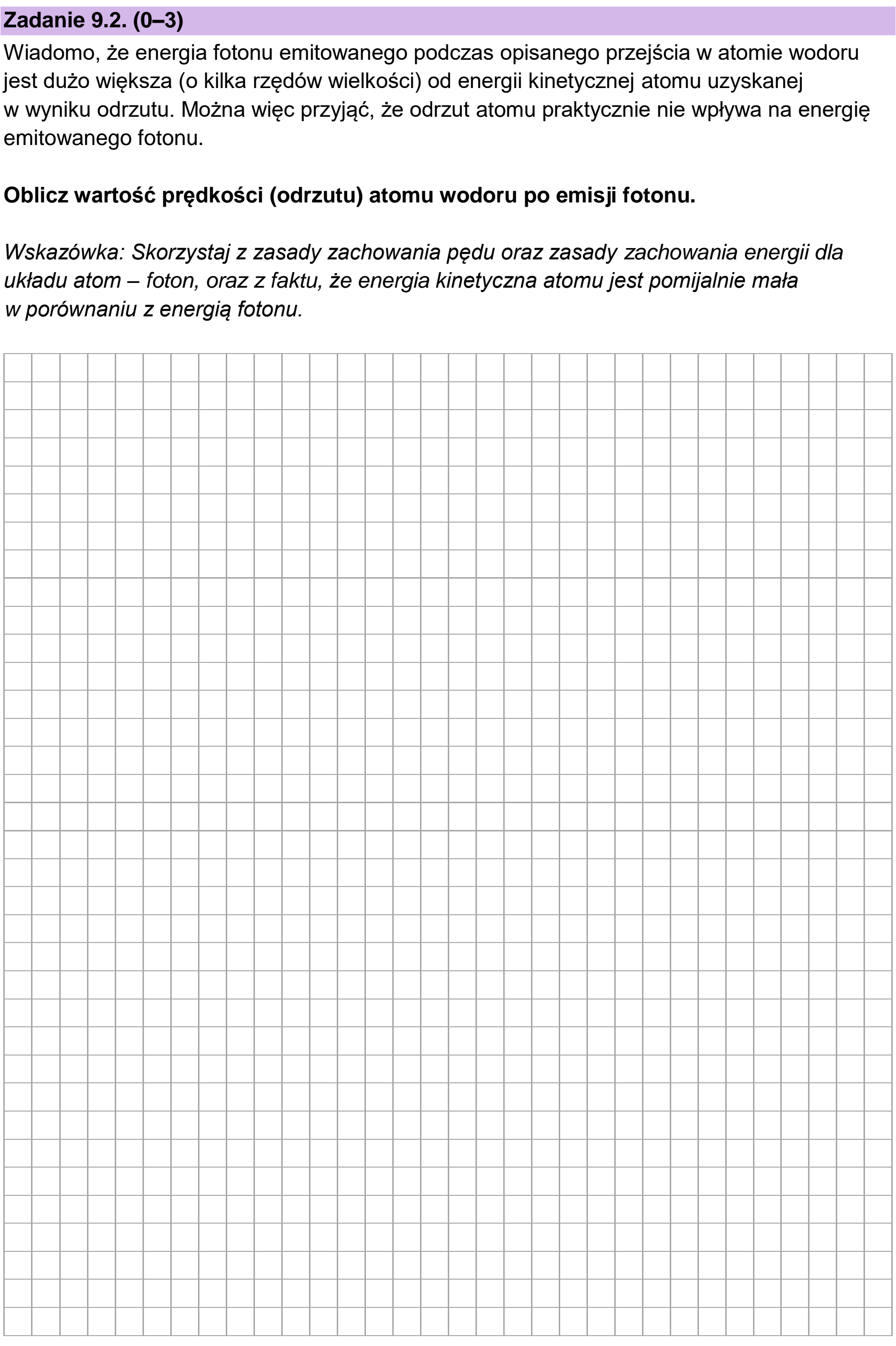 Matura dodatkowa, czerwiec 2023, zadanie 9.2