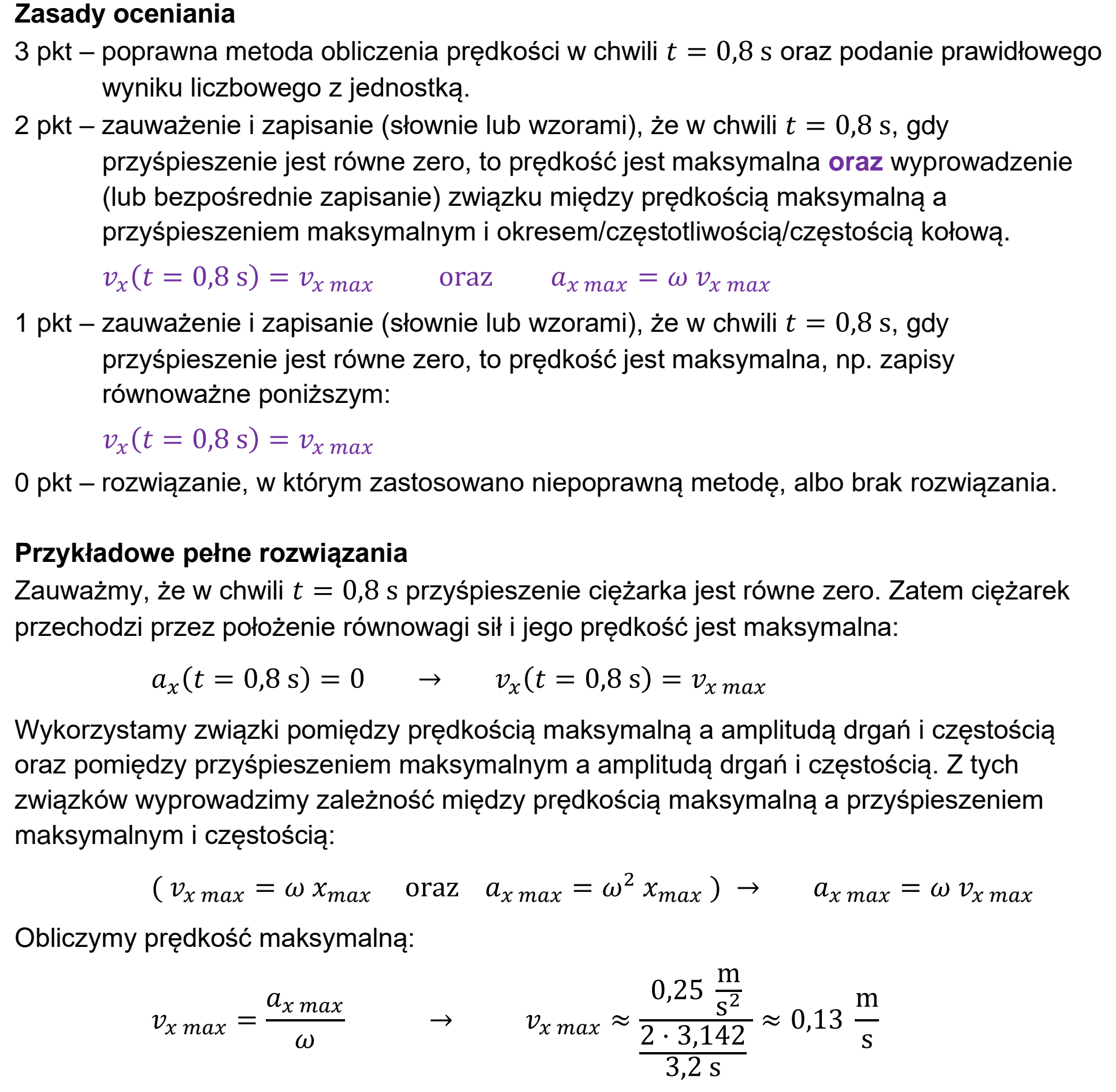Matura dodatkowa, czerwiec 2024, odpowiedź do zadania 3.3