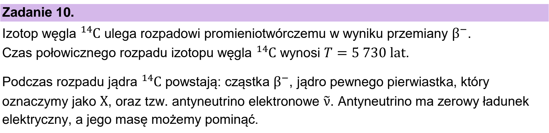 Matura dodatkowa, czerwiec 2024, wstęp zadania 10