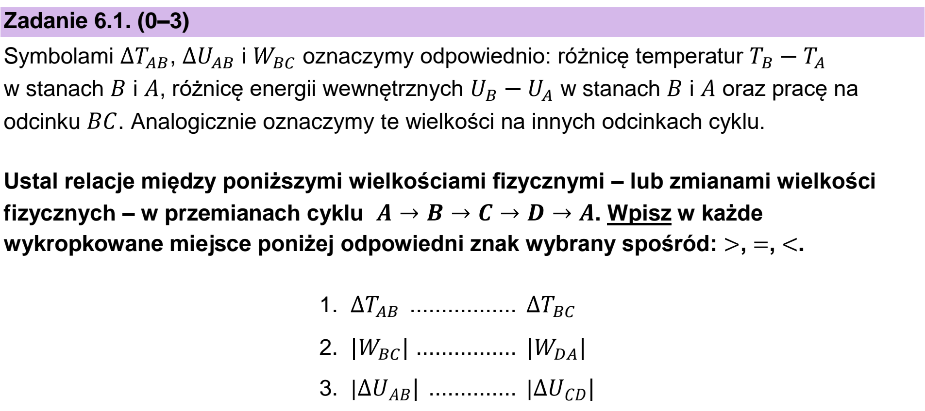 Matura dodatkowa, czerwiec 2024, zadanie 6.1