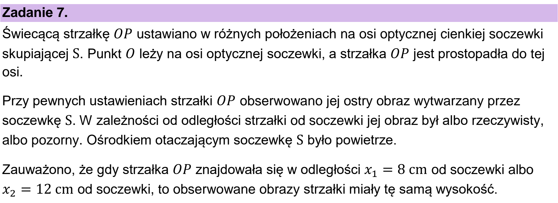 Matura dodatkowa, czerwiec 2024, wstęp zadania 7
