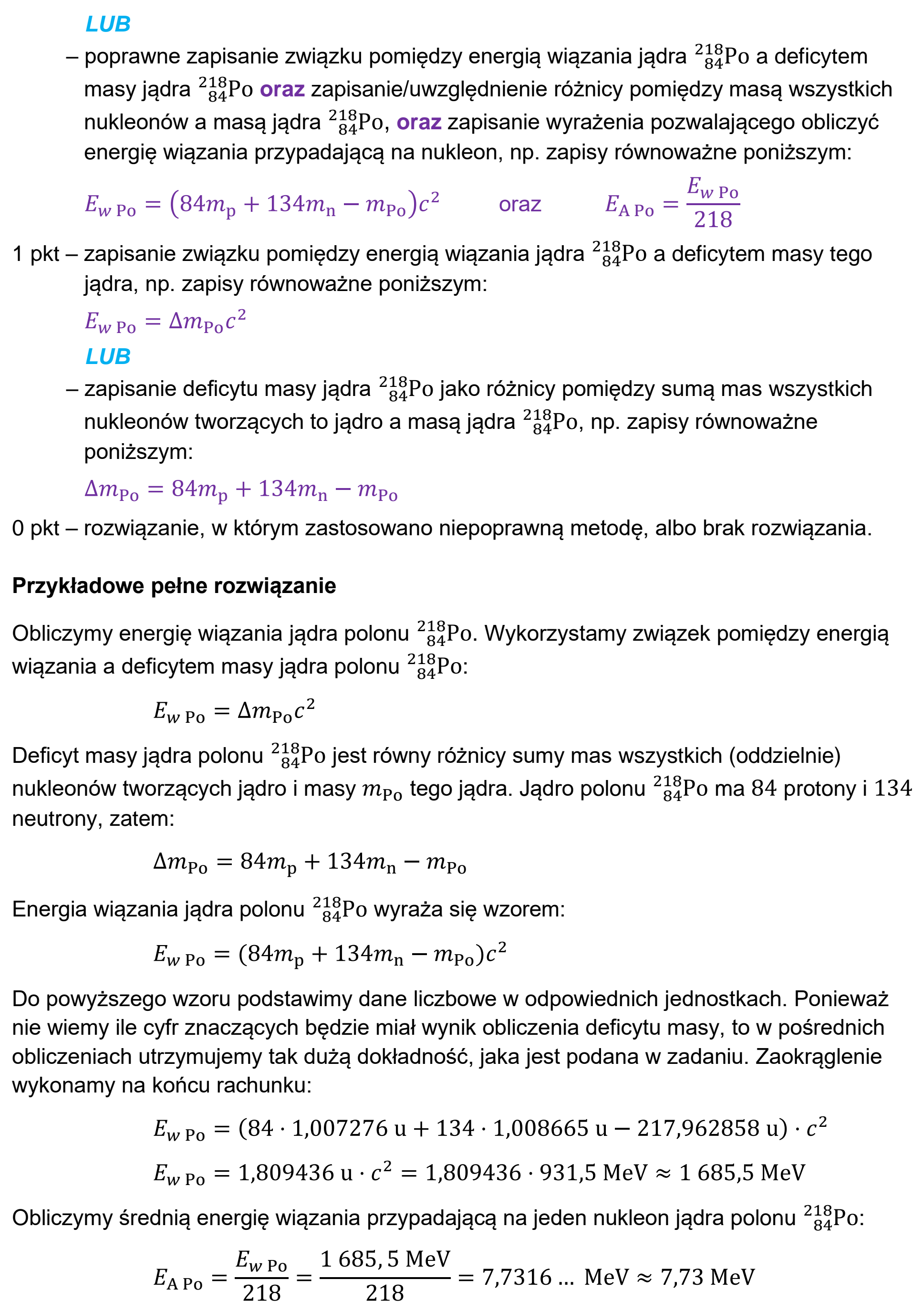 Matura dodatkowa, czerwiec 2025, odpowiedź do zadania 11.3, fragment 2