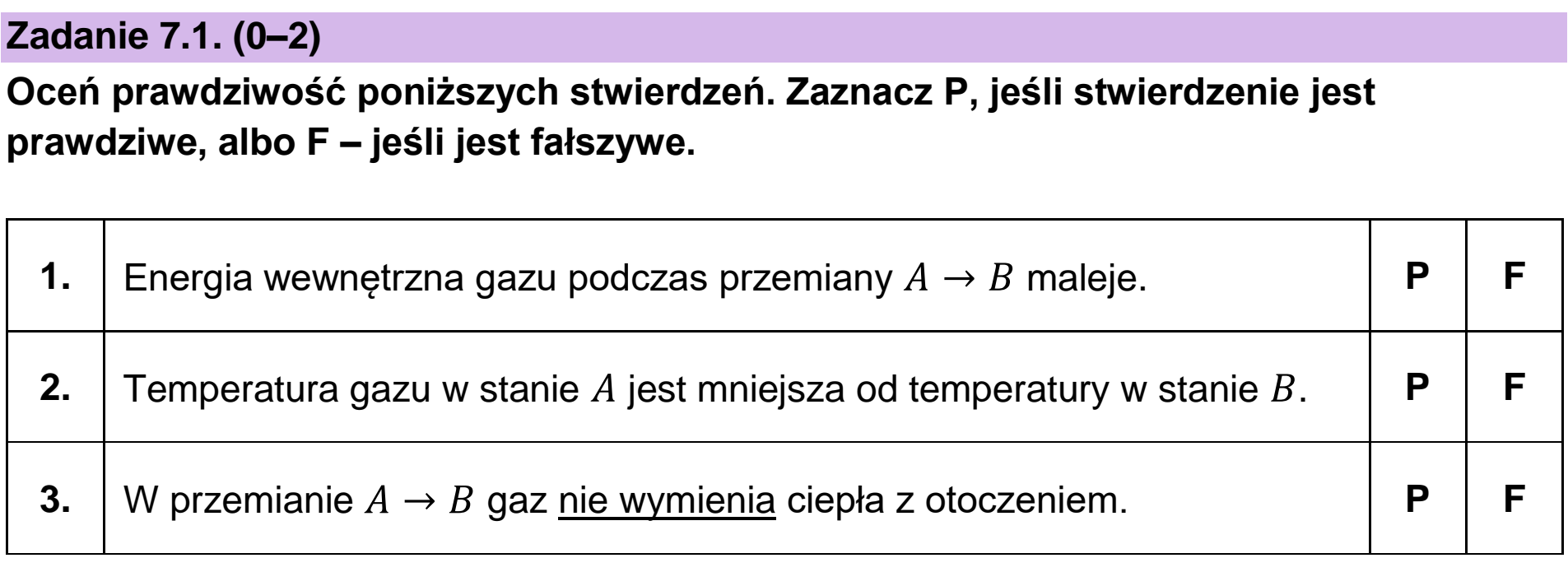 Matura dodatkowa, czerwiec 2025, zadanie 7.1