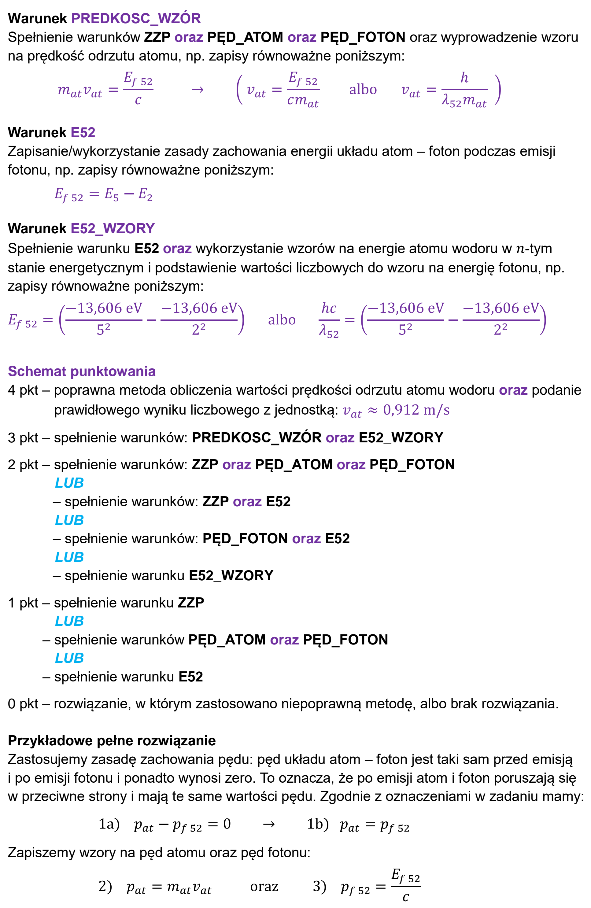 Matura dodatkowa, czerwiec 2026, odpowiedź do zadania 10.2, fragment 2
