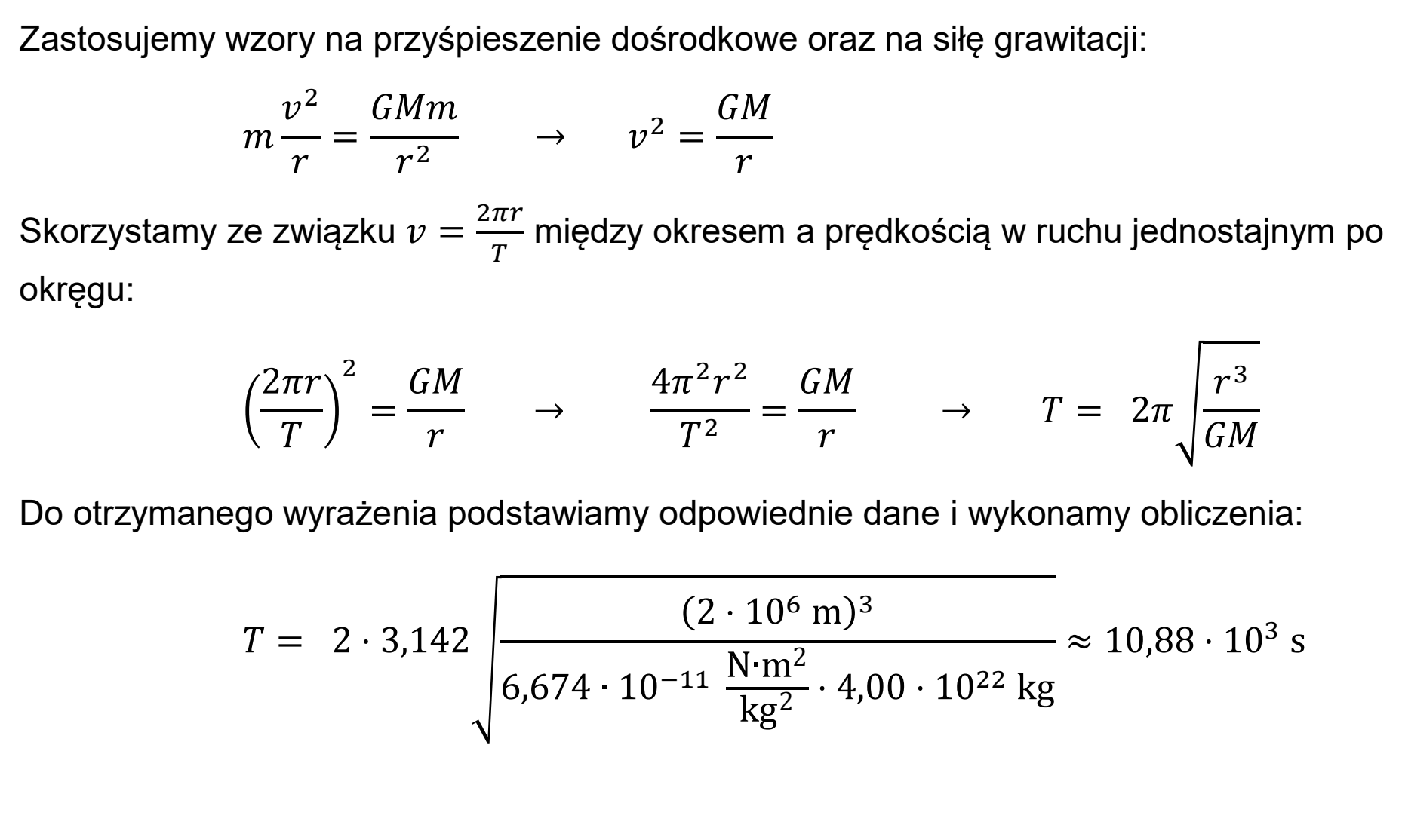 Matura dodatkowa, czerwiec 2026, odpowiedź do zadania 6.2, fragment 2
