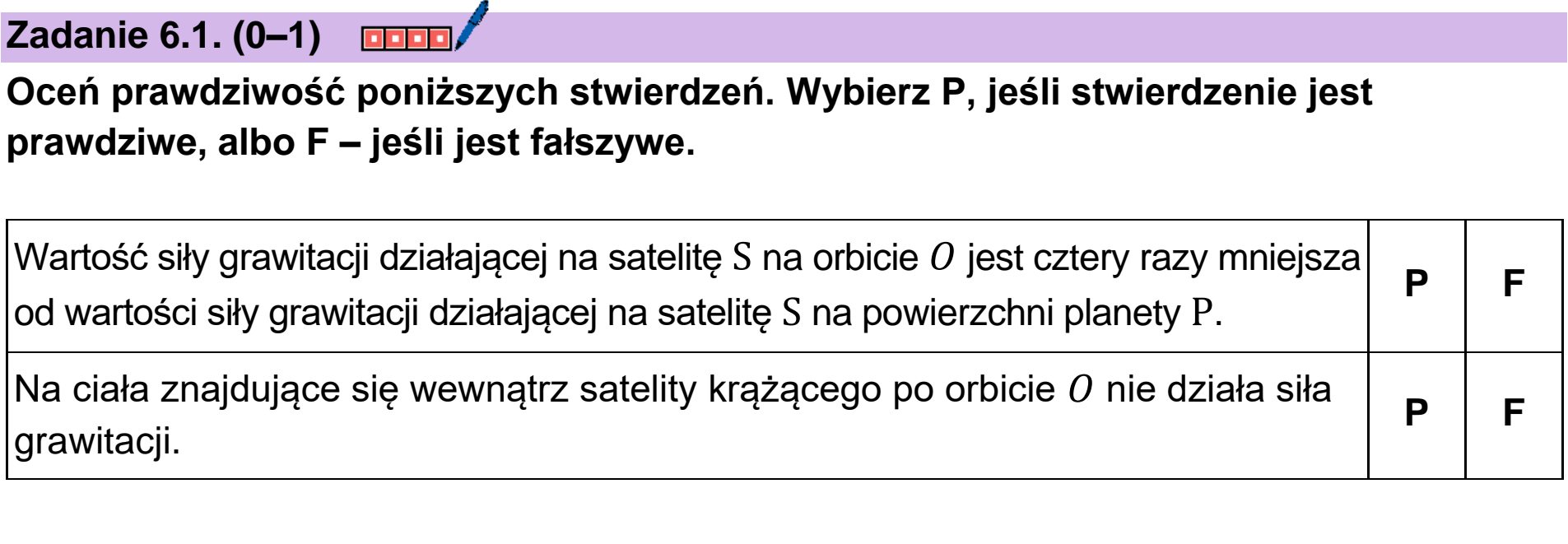 Matura dodatkowa, czerwiec 2026, zadanie 6.1