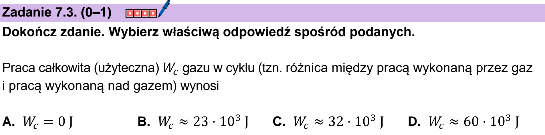 Matura dodatkowa, czerwiec 2026, zadanie 7.3