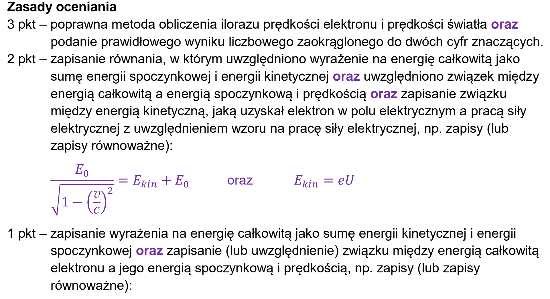 Matura próbna, grudzien 2022, odpowiedź do zadania 9