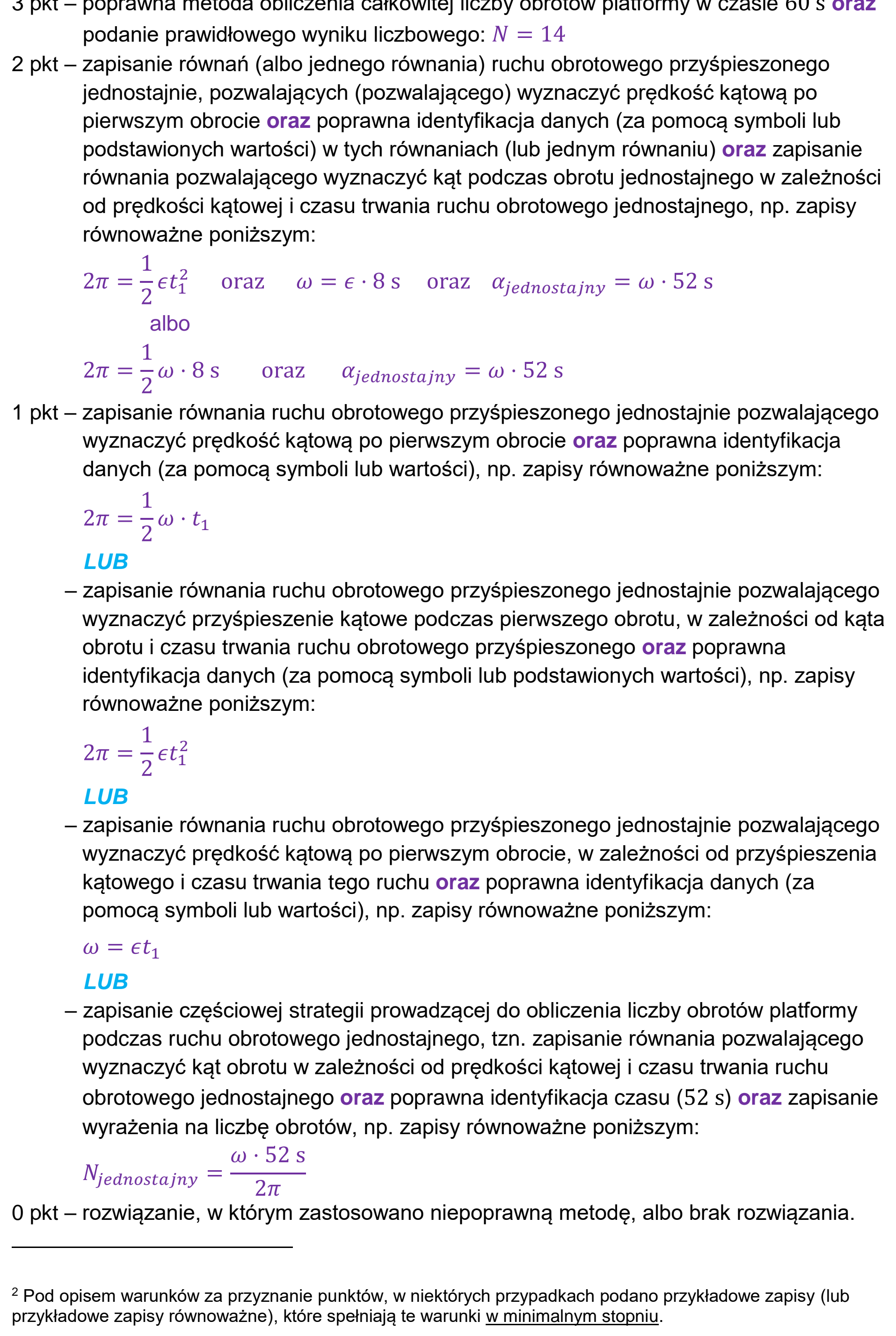 Matura próbna, grudzien 2024, odpowiedź do zadania 1.3, fragment 1