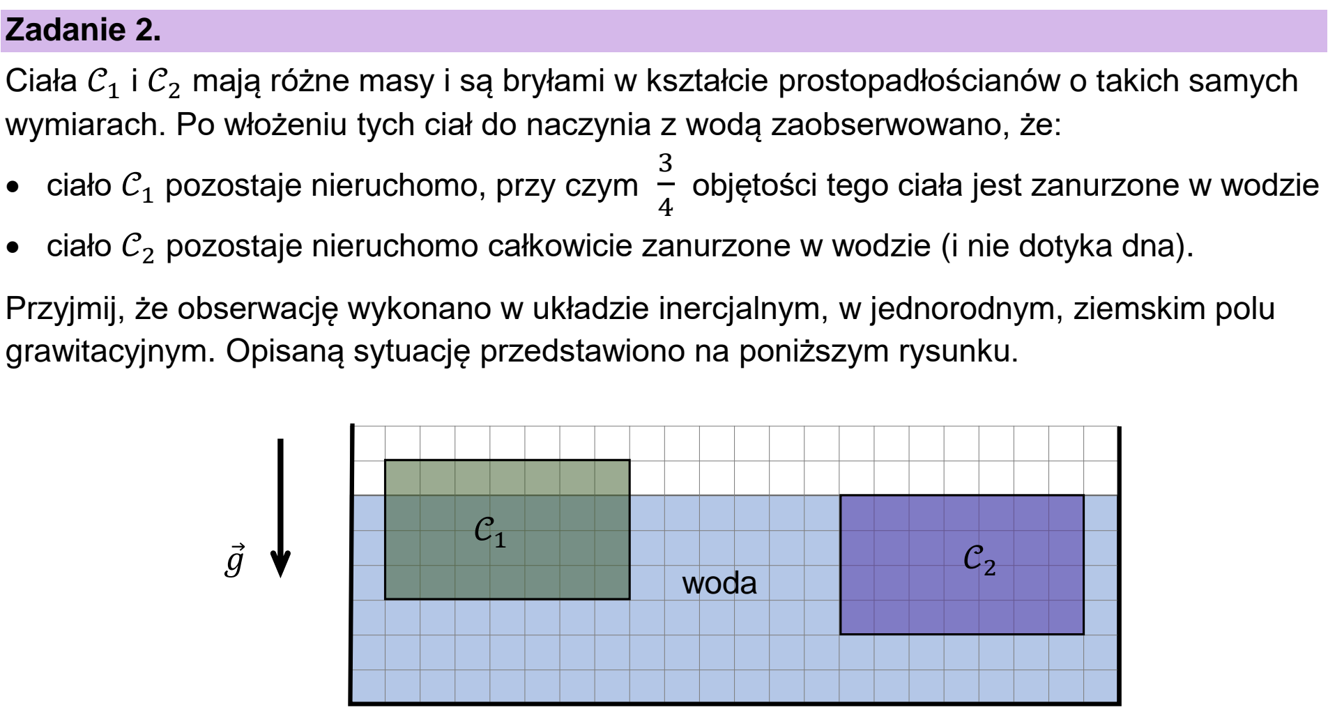 Matura próbna, grudzien 2024, wstęp zadania 2