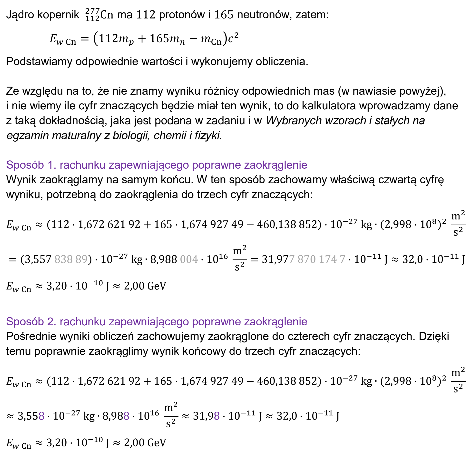 Matura, maj 2023, odpowiedź do zadania 11.3, fragment 2