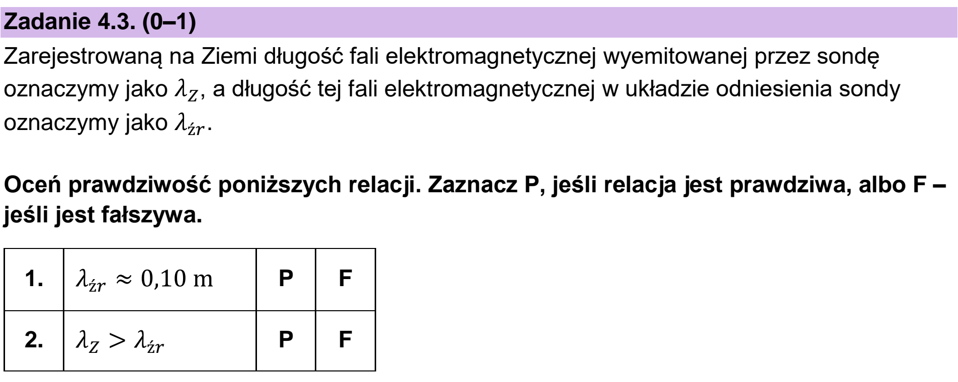Matura, maj 2023, zadanie 4.3