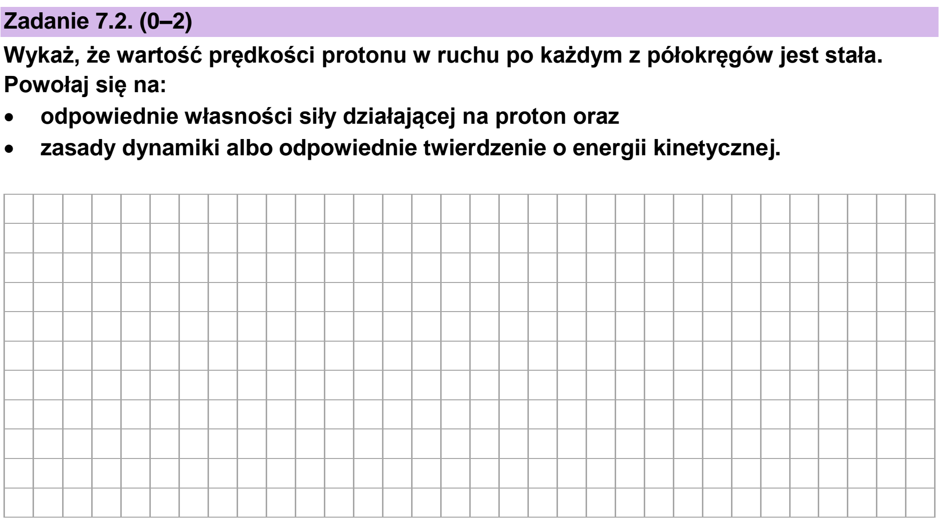 Matura, maj 2023, zadanie 7.2