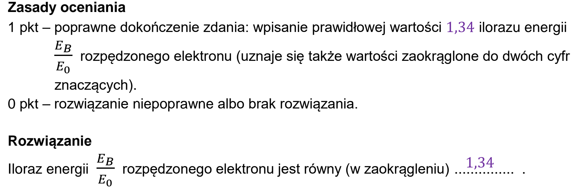 Matura, maj 2024, odpowiedź do zadania 10.1