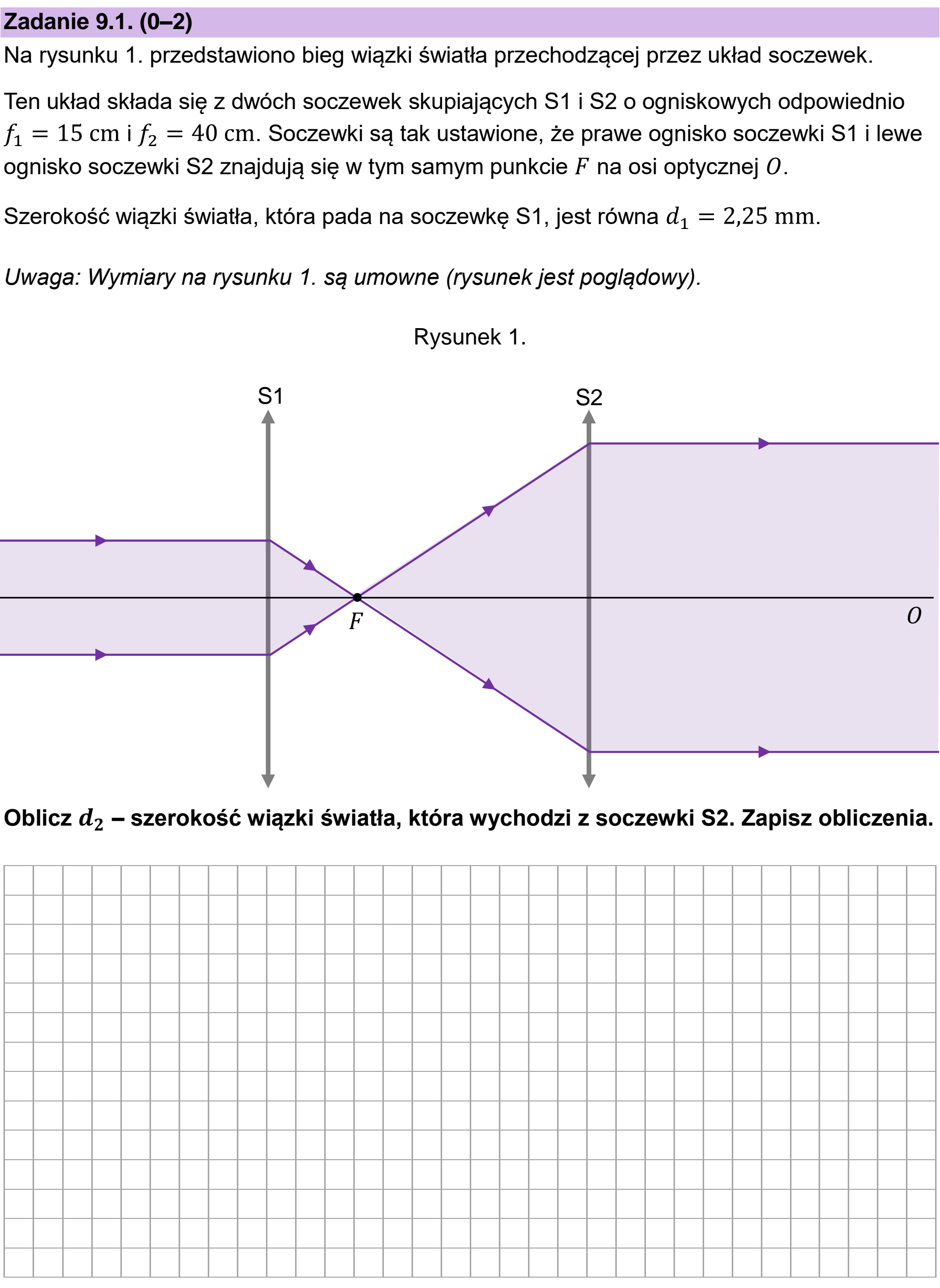 Matura, maj 2024, zadanie 9.1