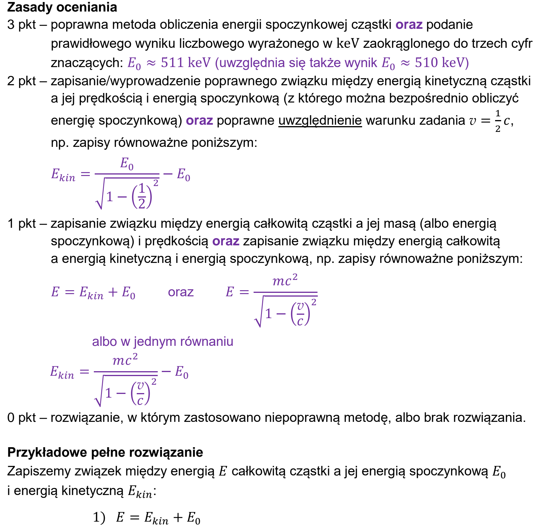 Matura, maj 2025, odpowiedź do zadania 10