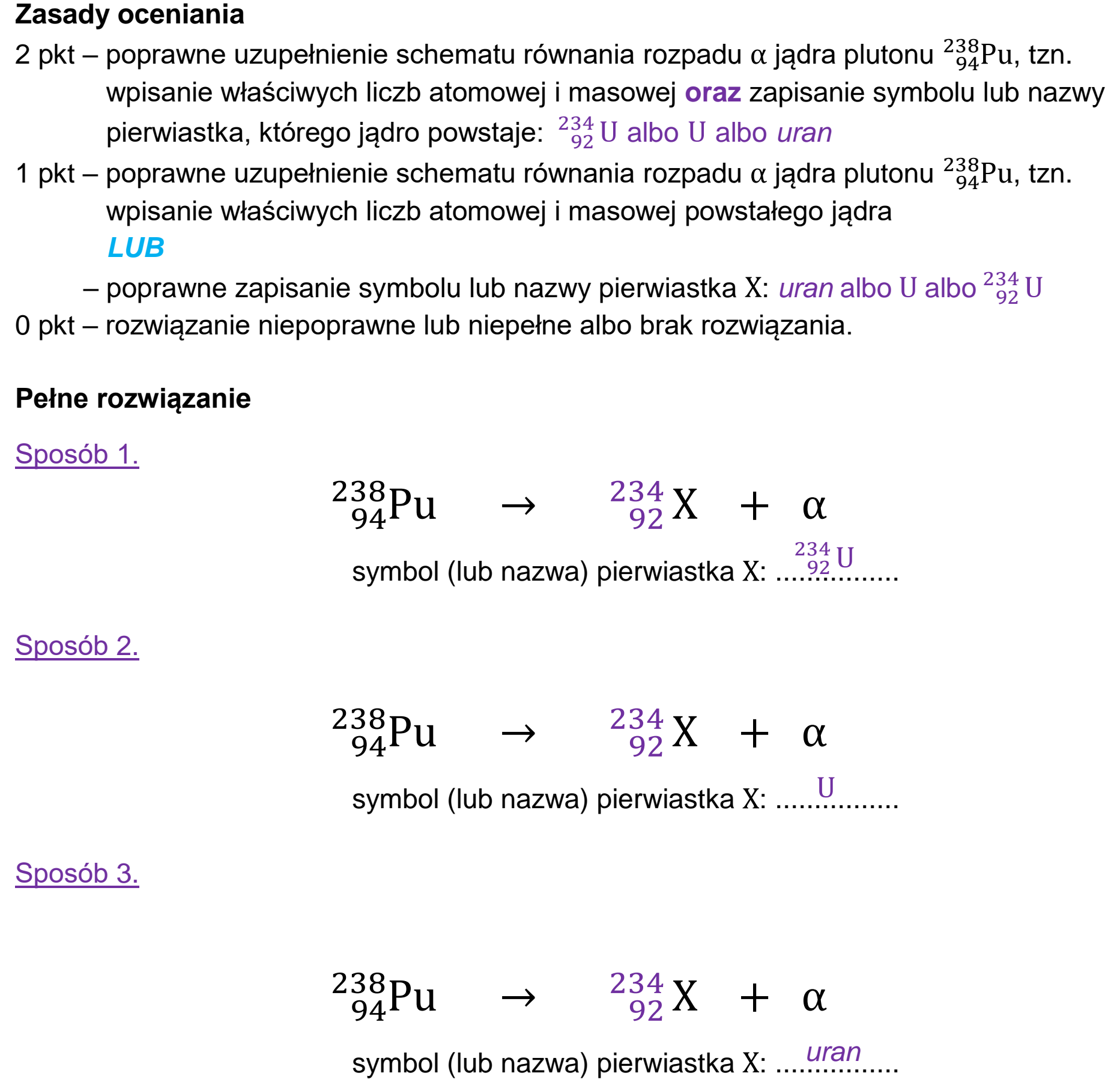 Matura, maj 2025, odpowiedź do zadania 12.1
