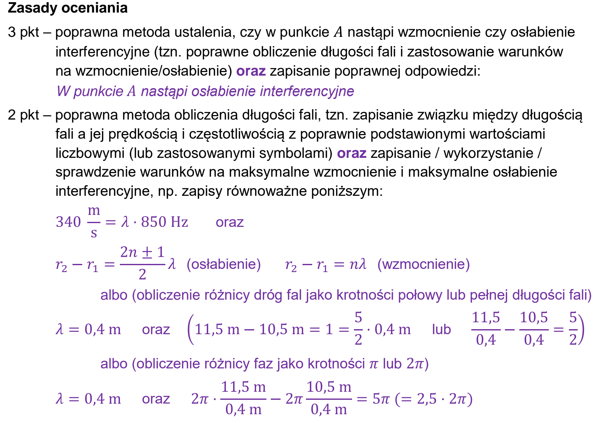 Matura, maj 2025, odpowiedź do zadania 4.2, fragment 1