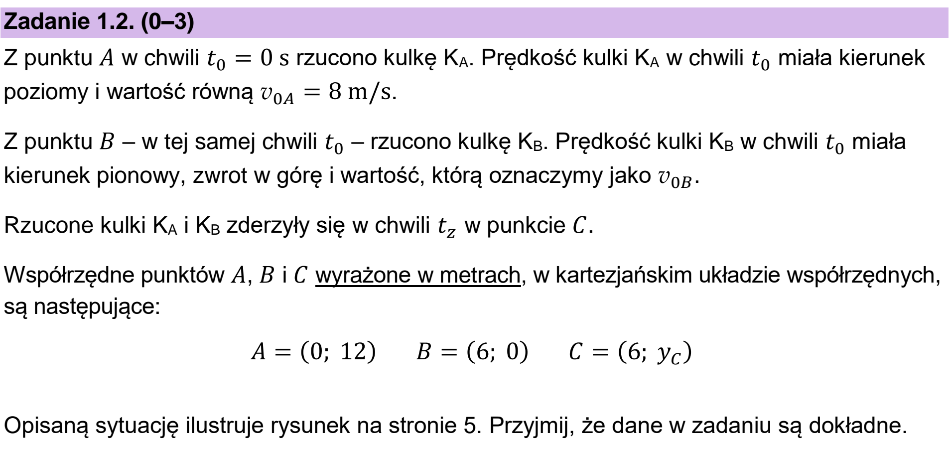 Matura, maj 2025, zadanie 1.2, fragment 1