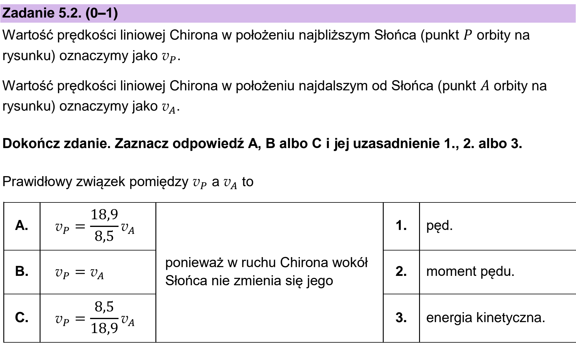 Matura, maj 2025, zadanie 5.2