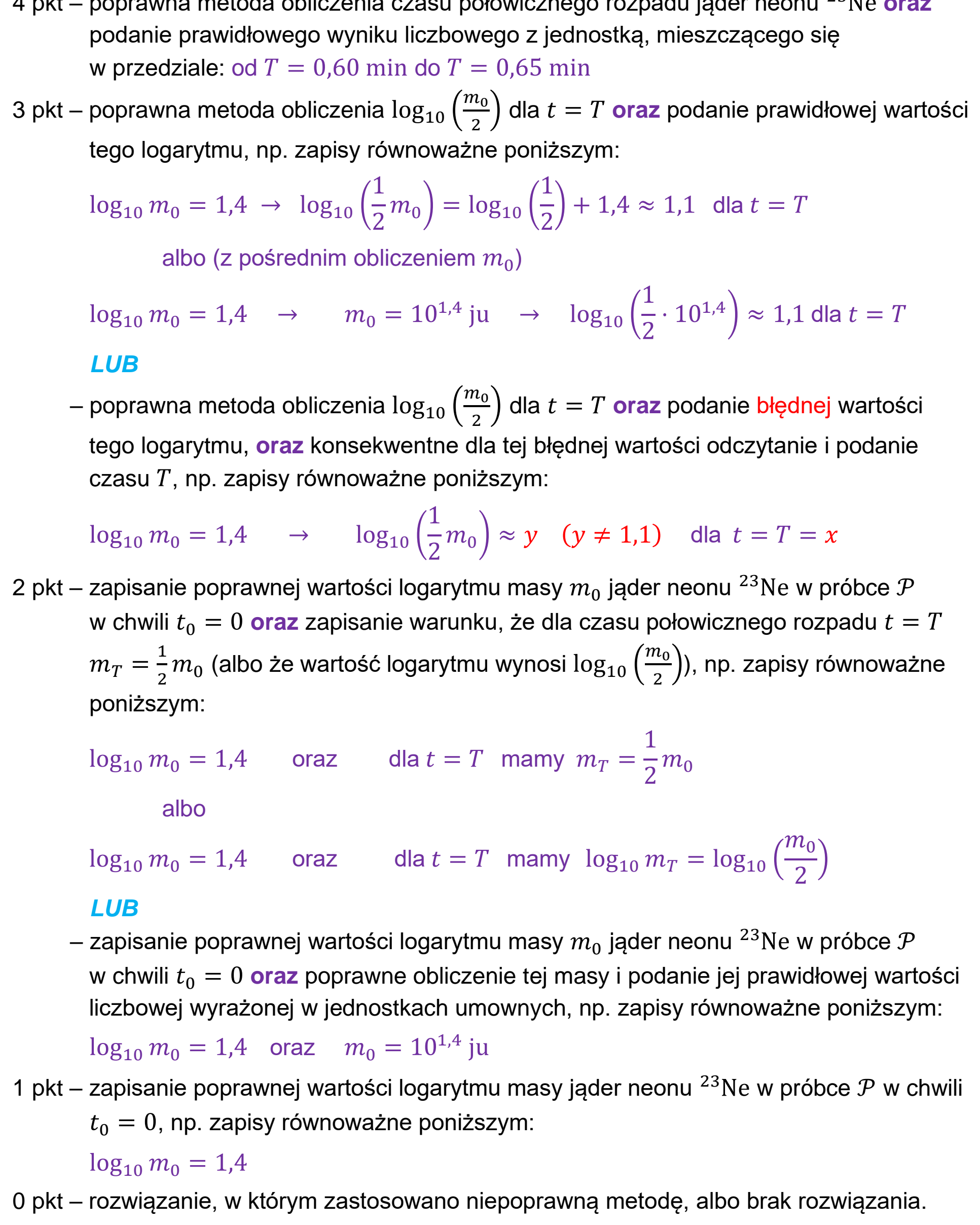 Matura, maj 2026, odpowiedź do zadania 11.3, fragment 1