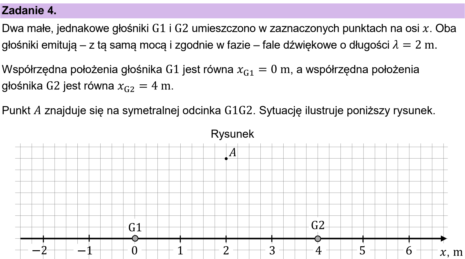 Matura próbna, styczen 2026, wstęp zadania 4