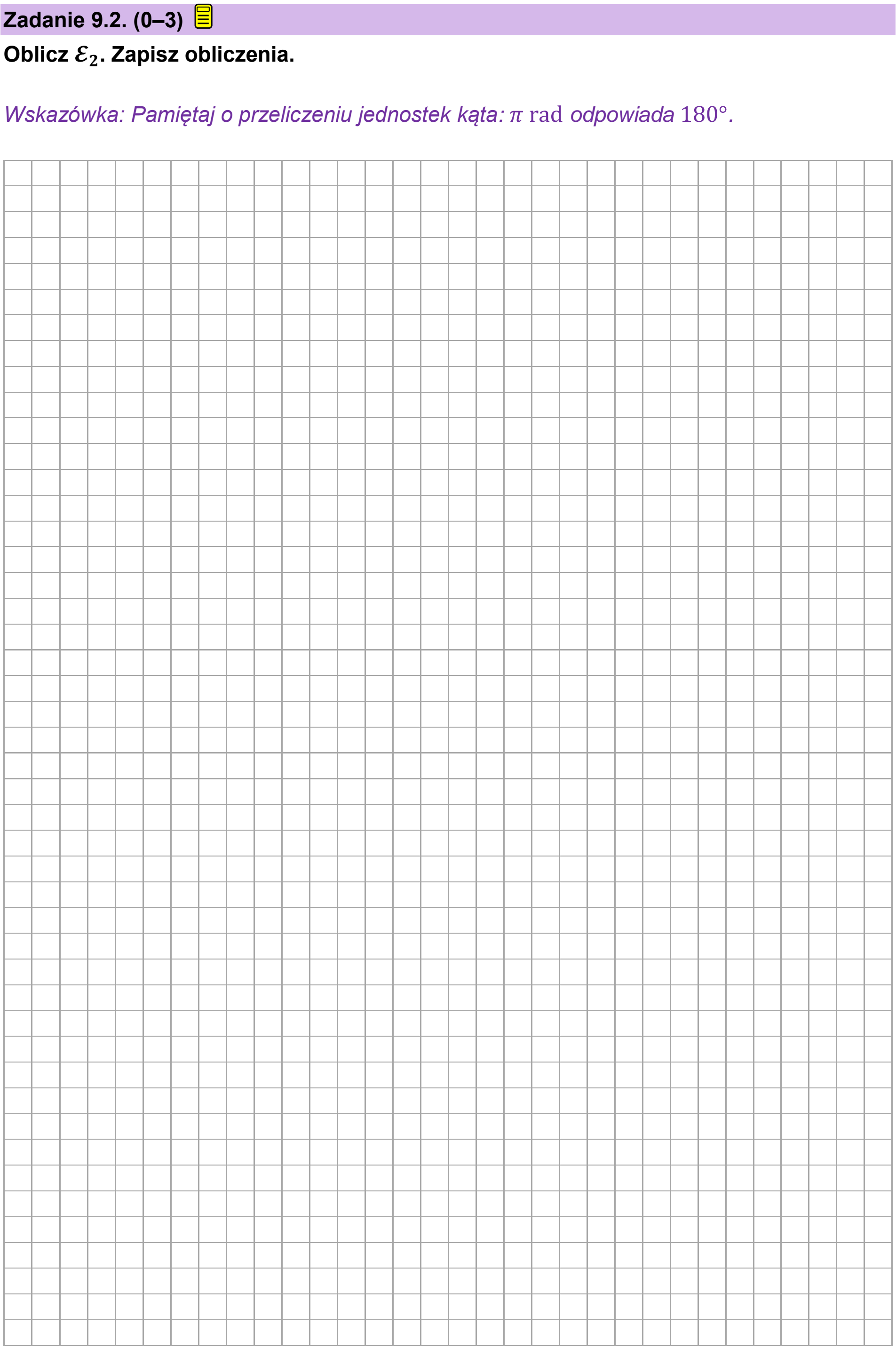 Matura próbna, styczen 2026, zadanie 9.2