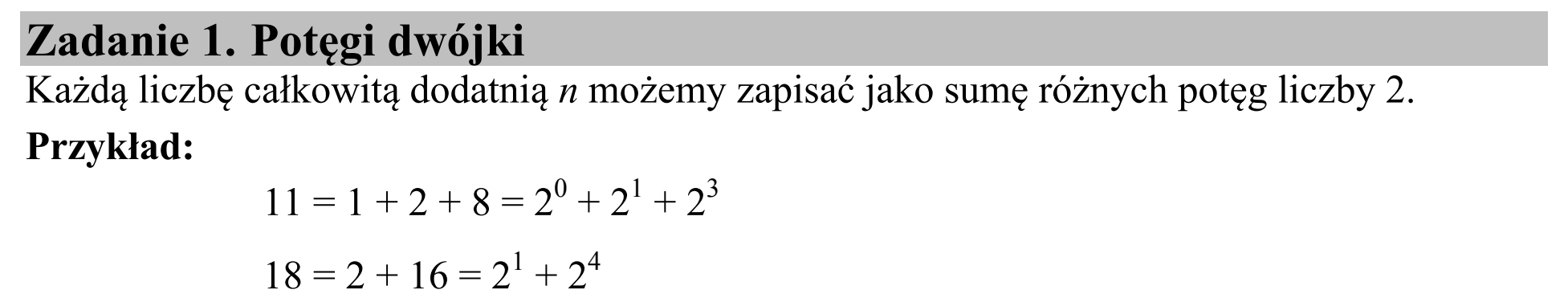 Matura, maj 2015, wstęp zadania 1