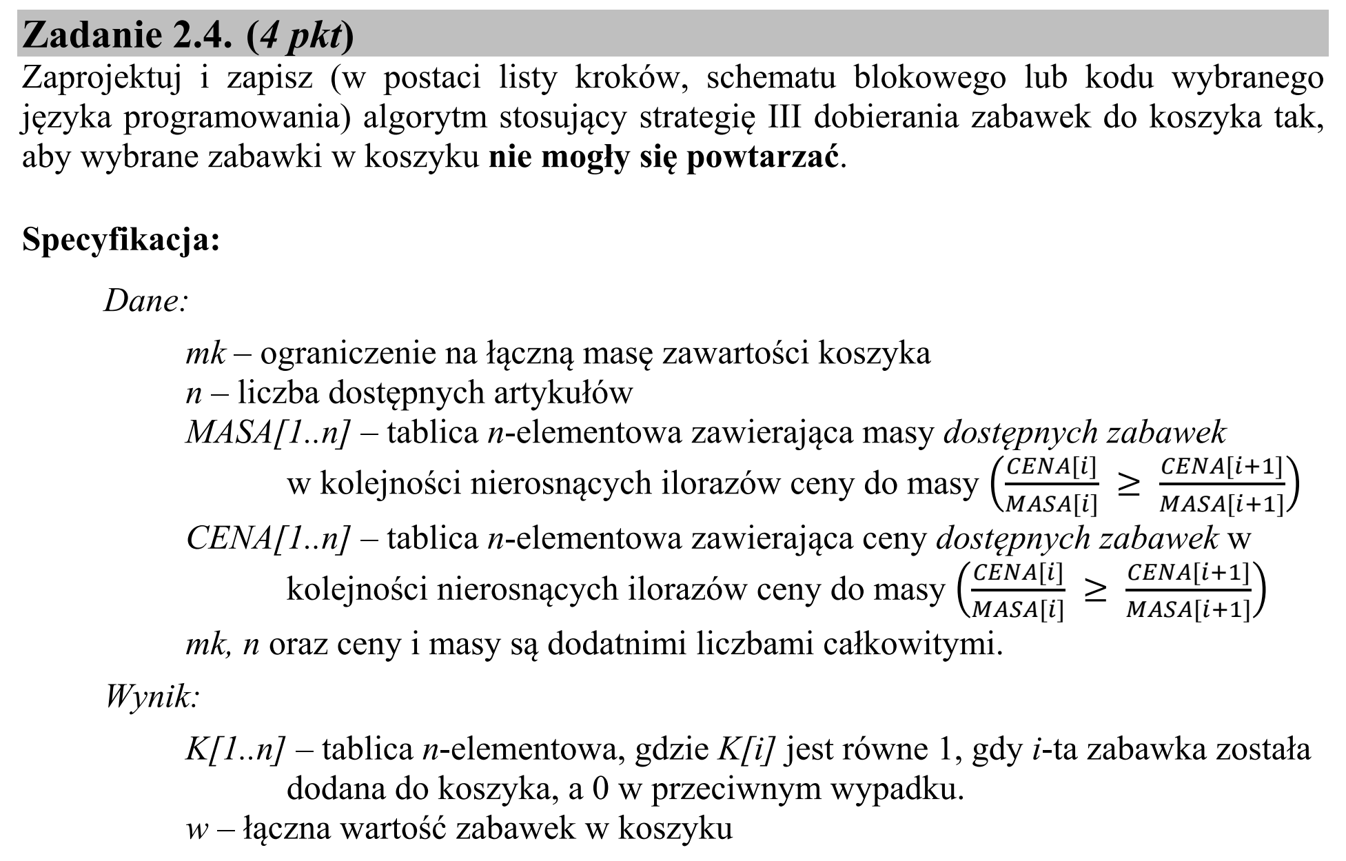 Matura, maj 2015, zadanie 2.4, fragment 1