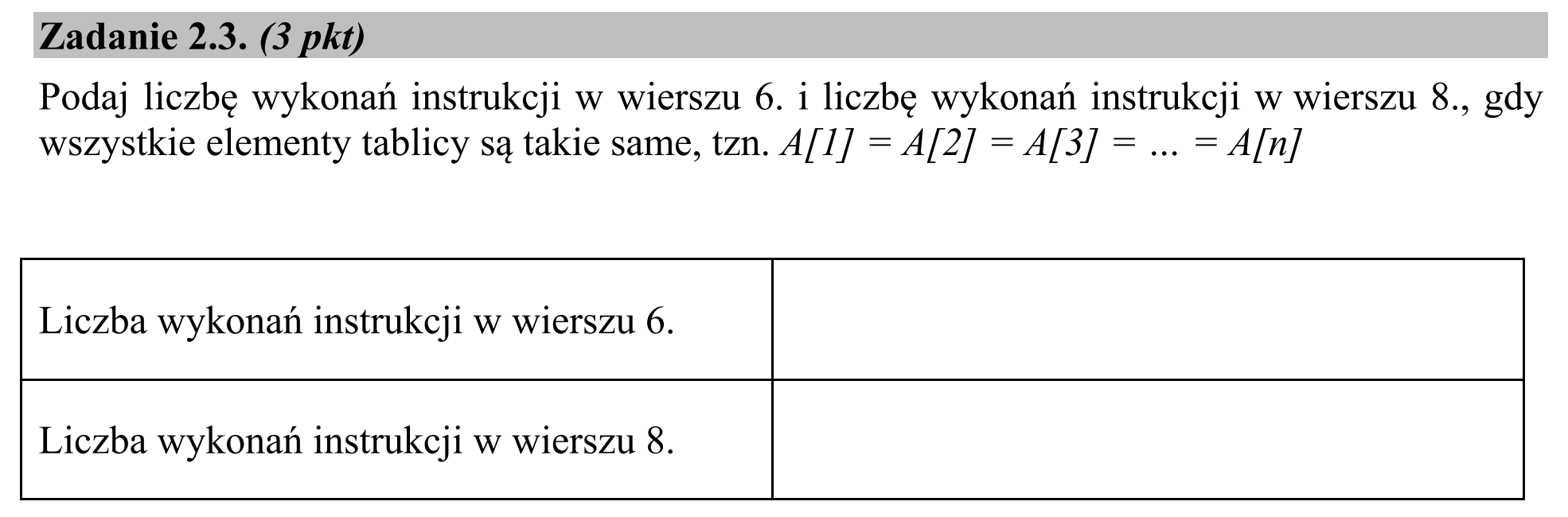 Matura, maj 2016, zadanie 2.3