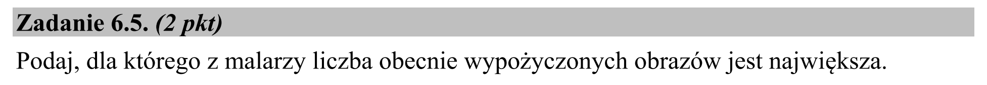 Matura, maj 2016, zadanie 6.5
