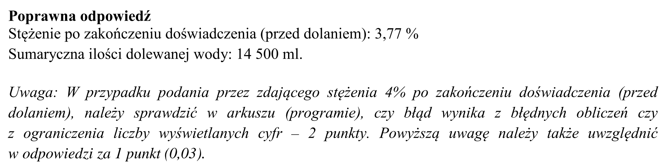 Matura, maj 2016, odpowiedź do zadania 4.2, fragment 2