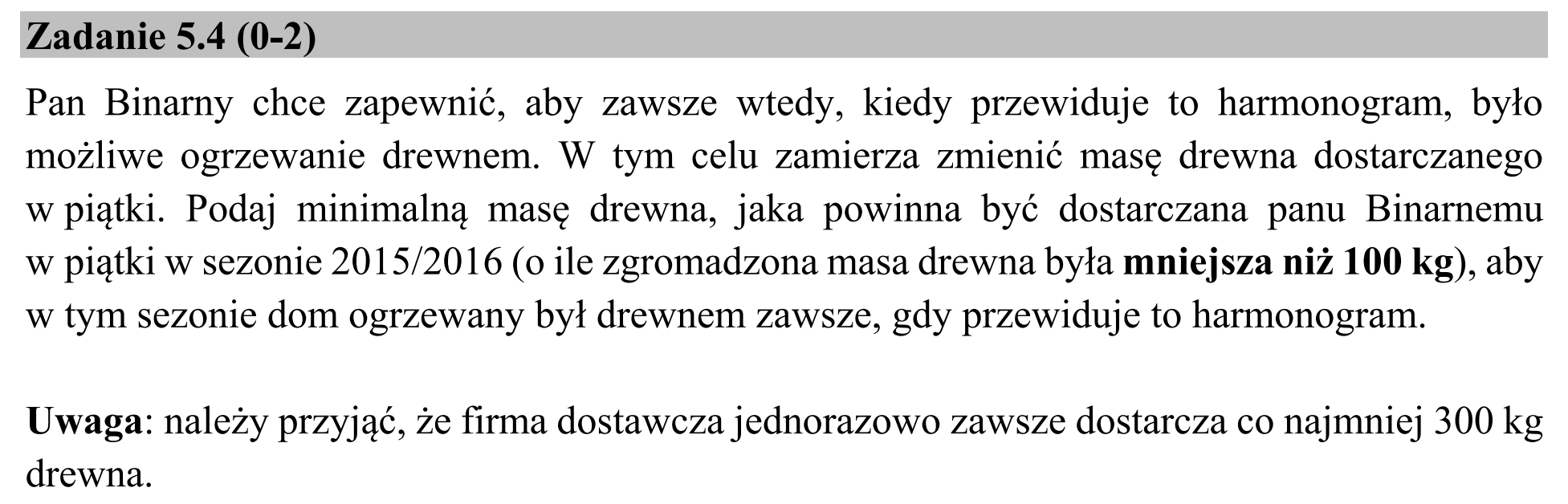 Matura, maj 2017, zadanie 5.4