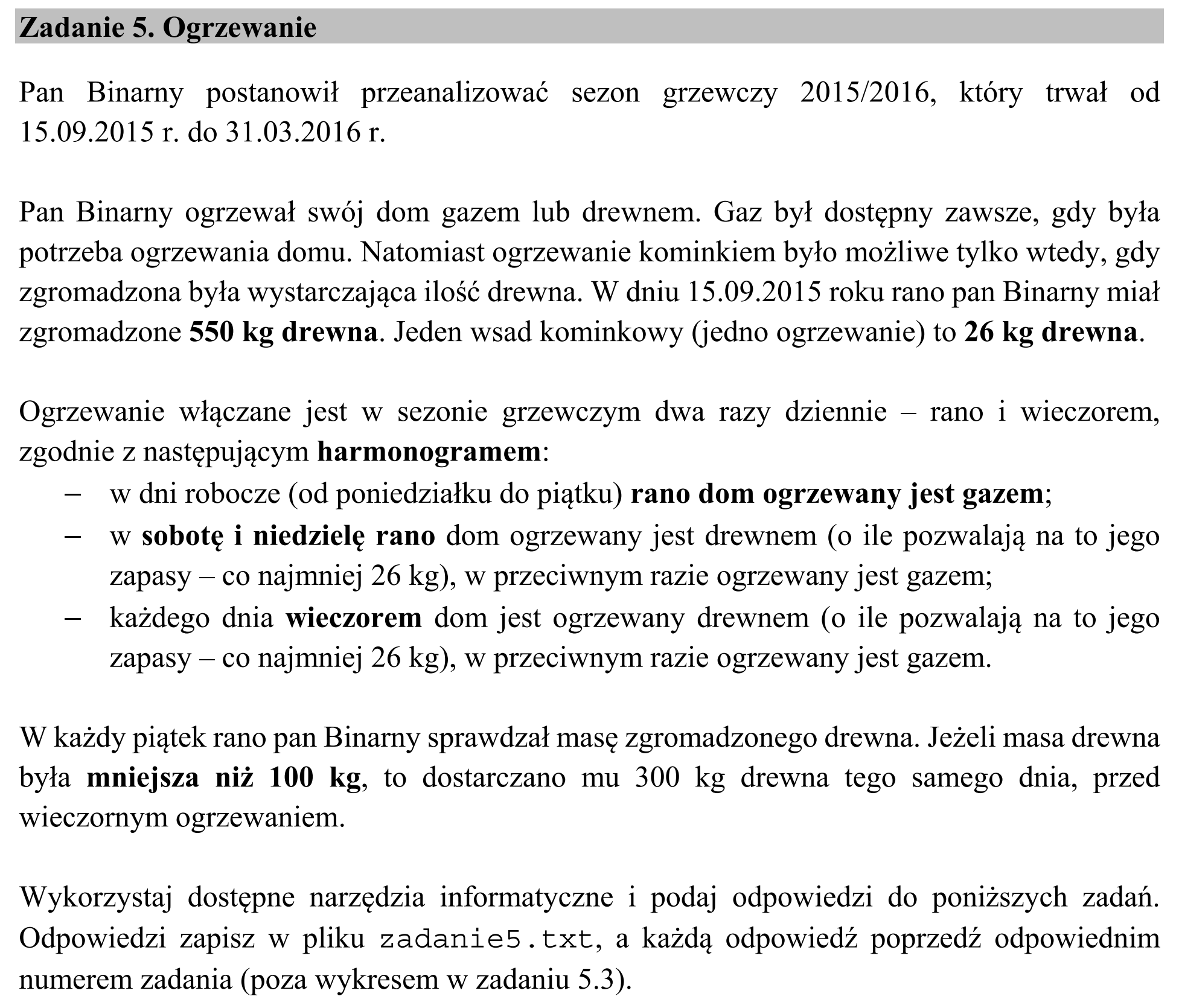 Matura, maj 2017, wstęp zadania 5