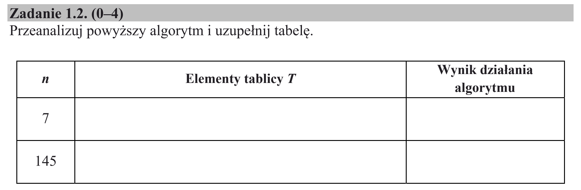 Matura, maj 2018, zadanie 1.2