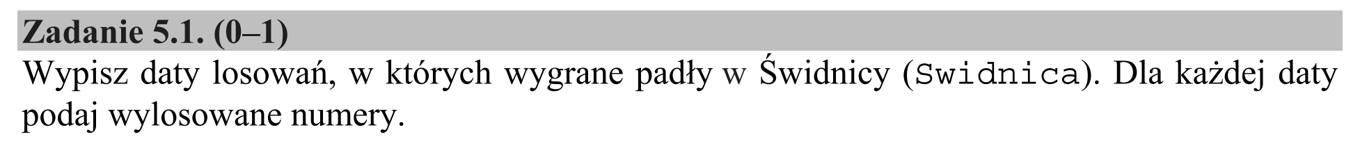 Matura, maj 2018, zadanie 5.1