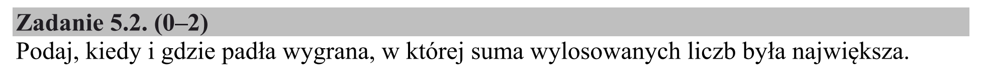 Matura, maj 2018, zadanie 5.2